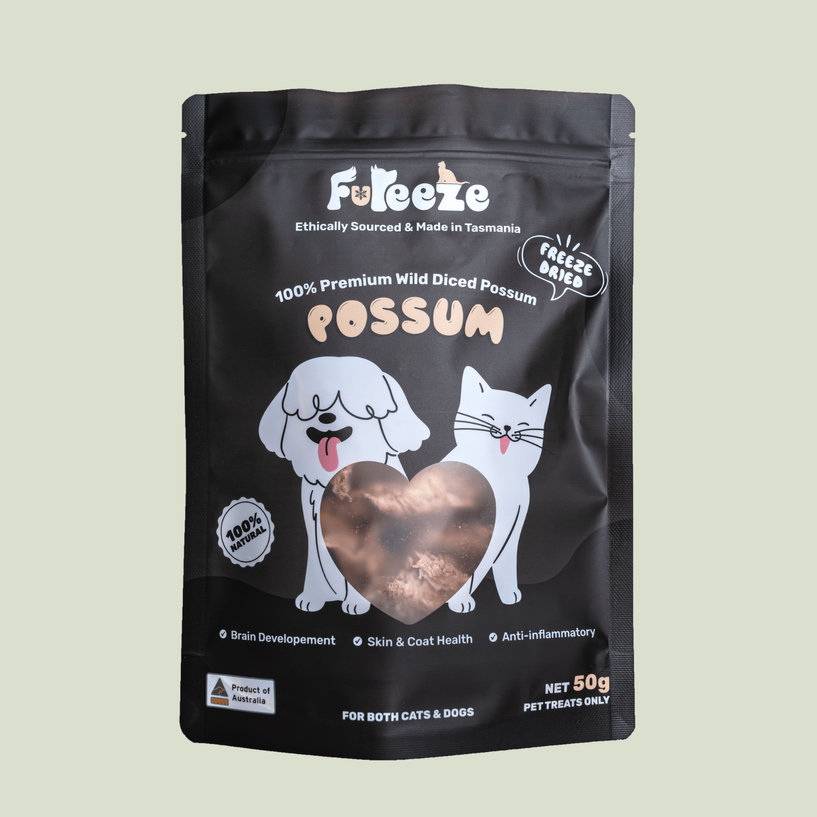 Freeze Dried Diced Possum