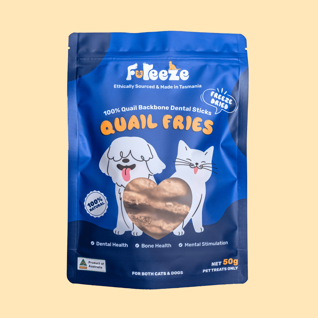 Freeze Dried Quail Backbone